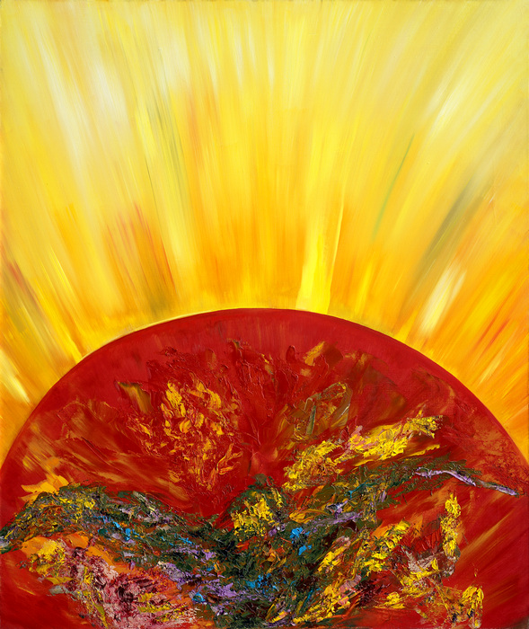 Картина Виктории ПреобРАженской «Великое Солнце Славы (ХОРСТ)»